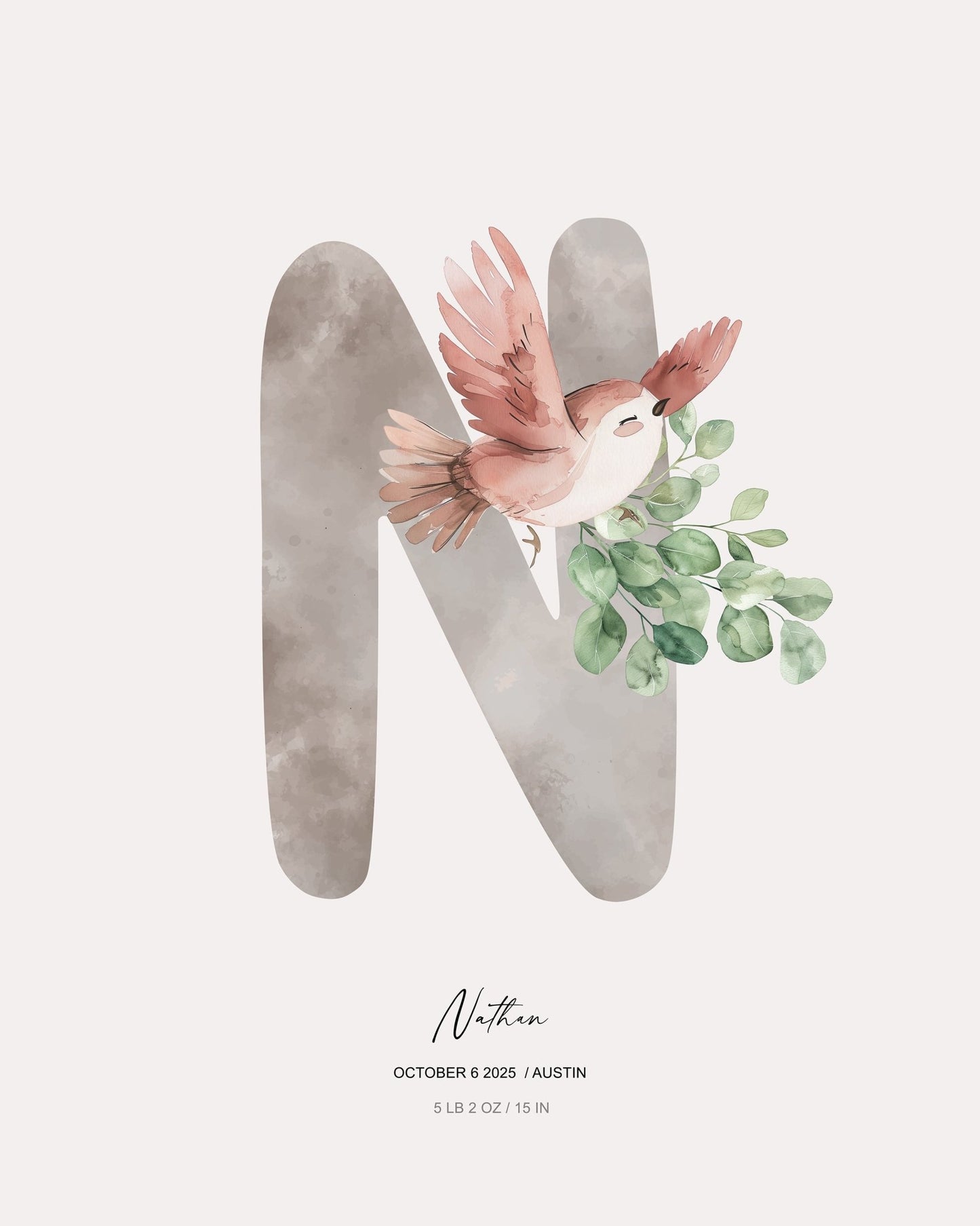 Letter N - Kid's Name