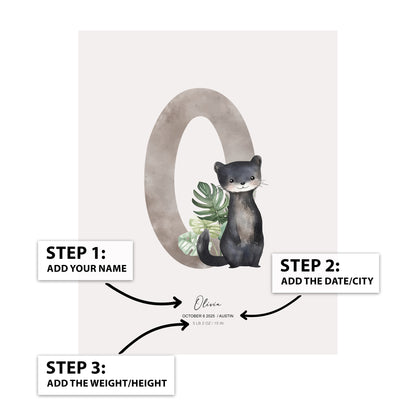 Letter O - Kid's Name