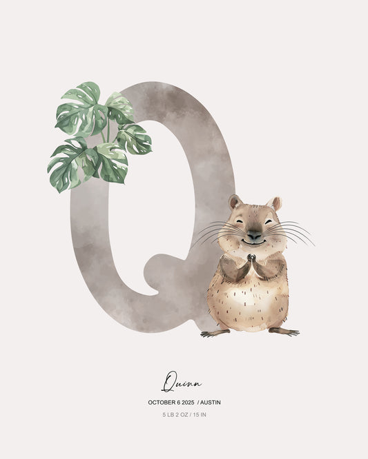 Letter Q - Kid's Name