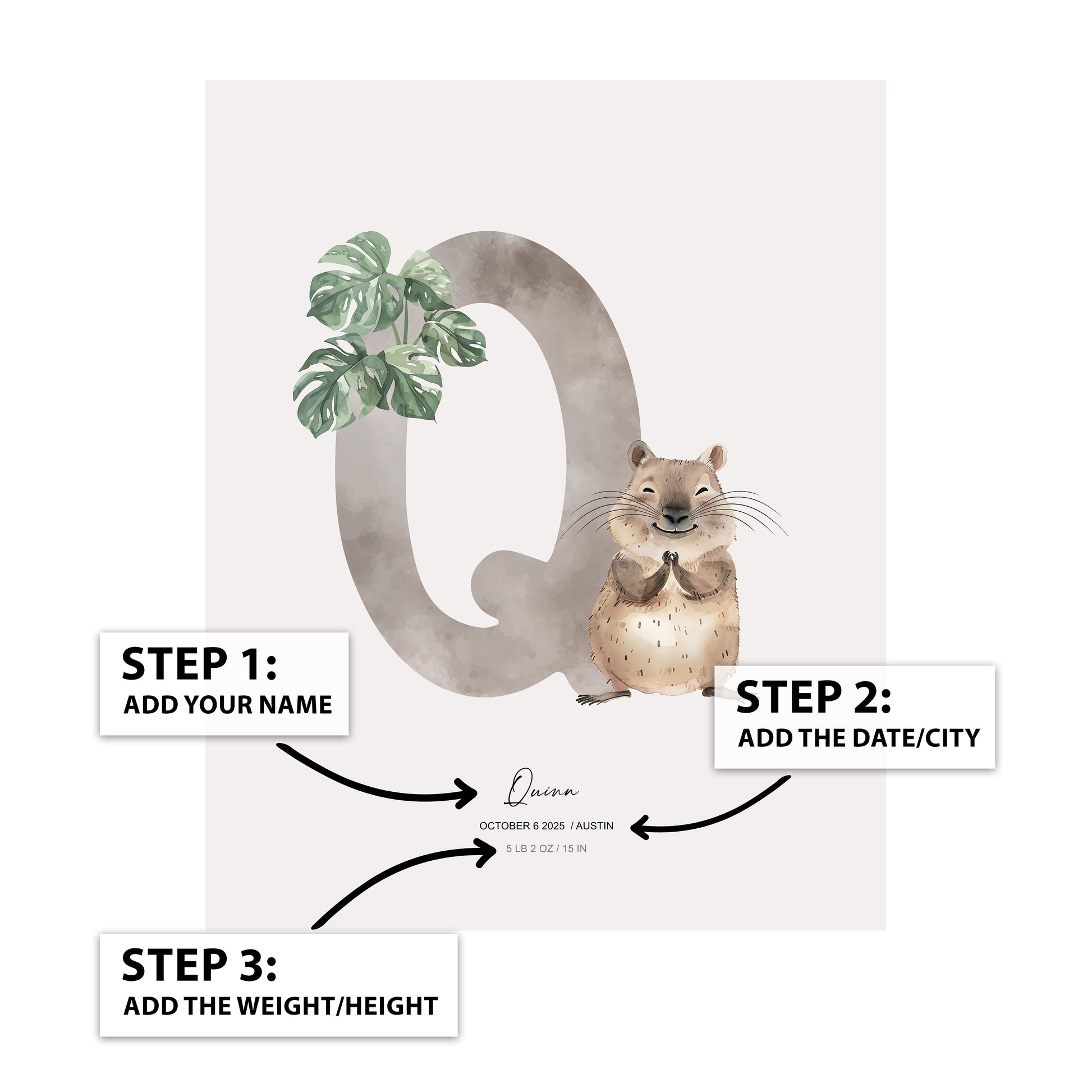 Letter Q - Kid's Name