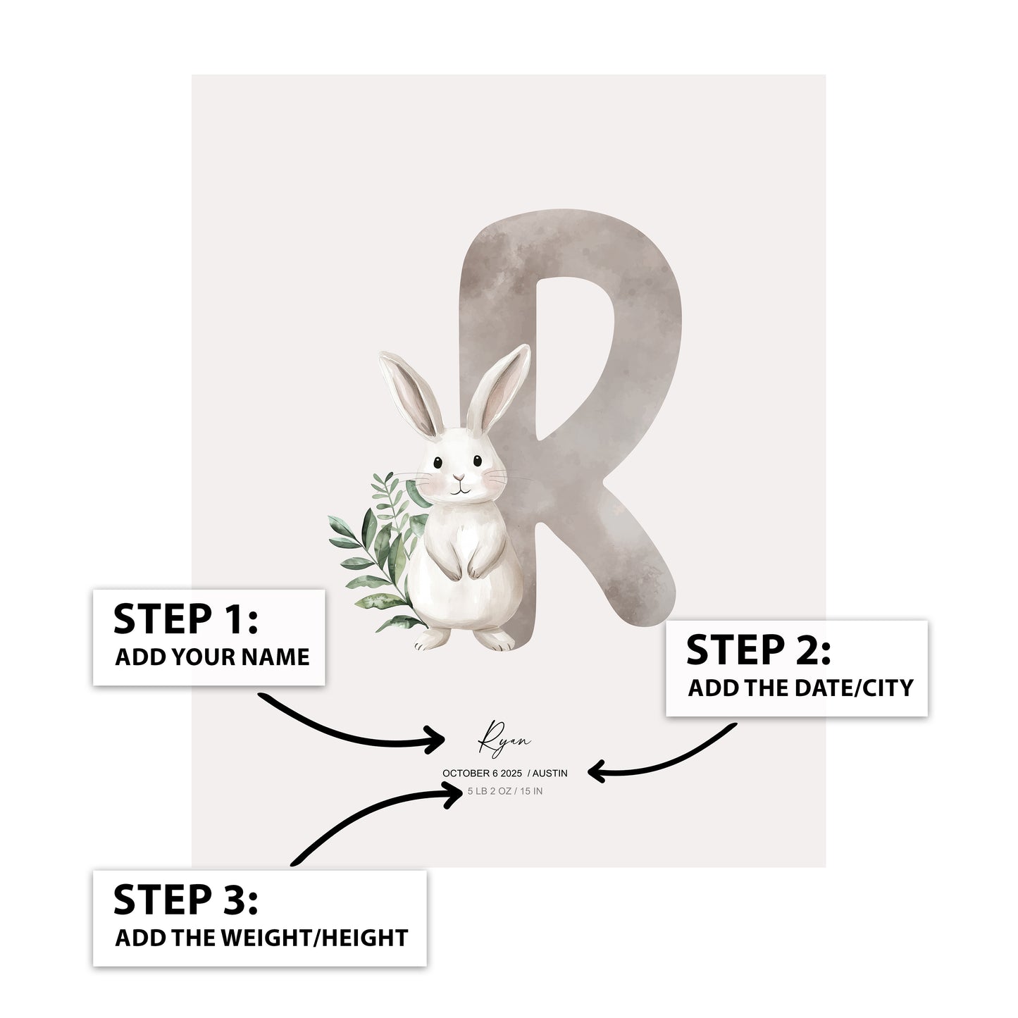 Letter R - Kid's Name