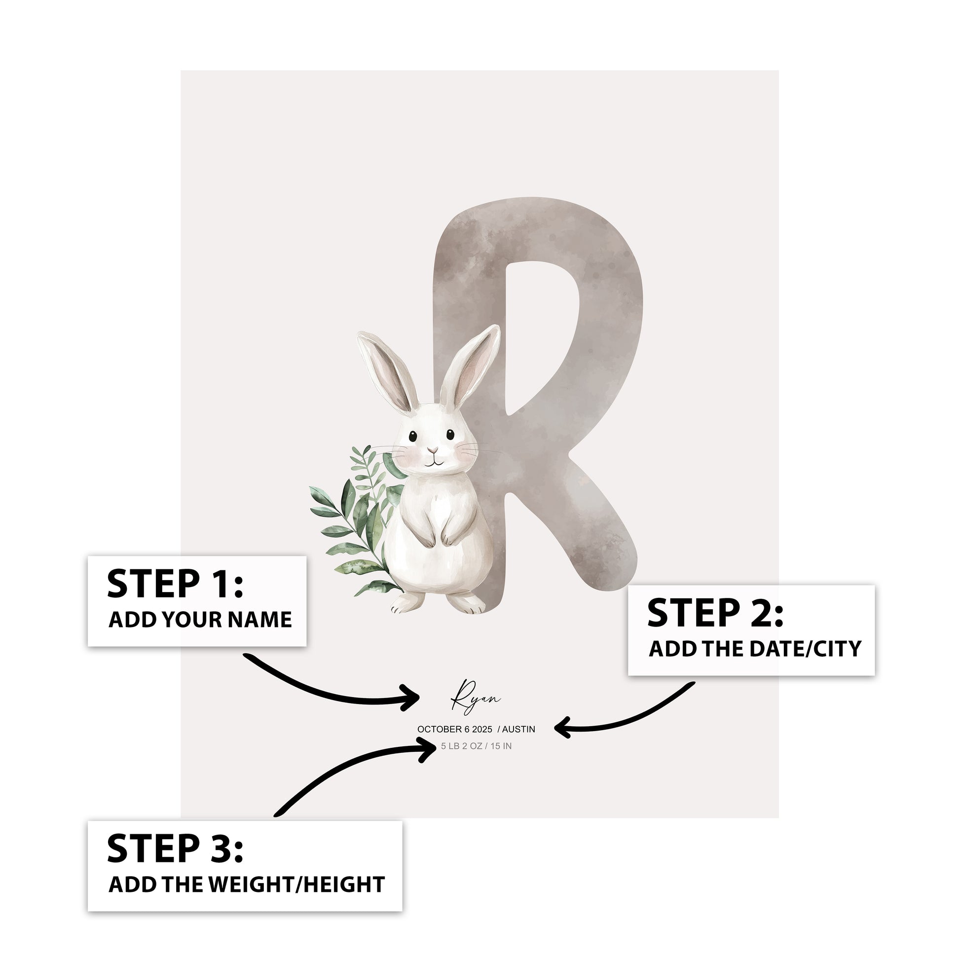 Letter R - Kid's Name