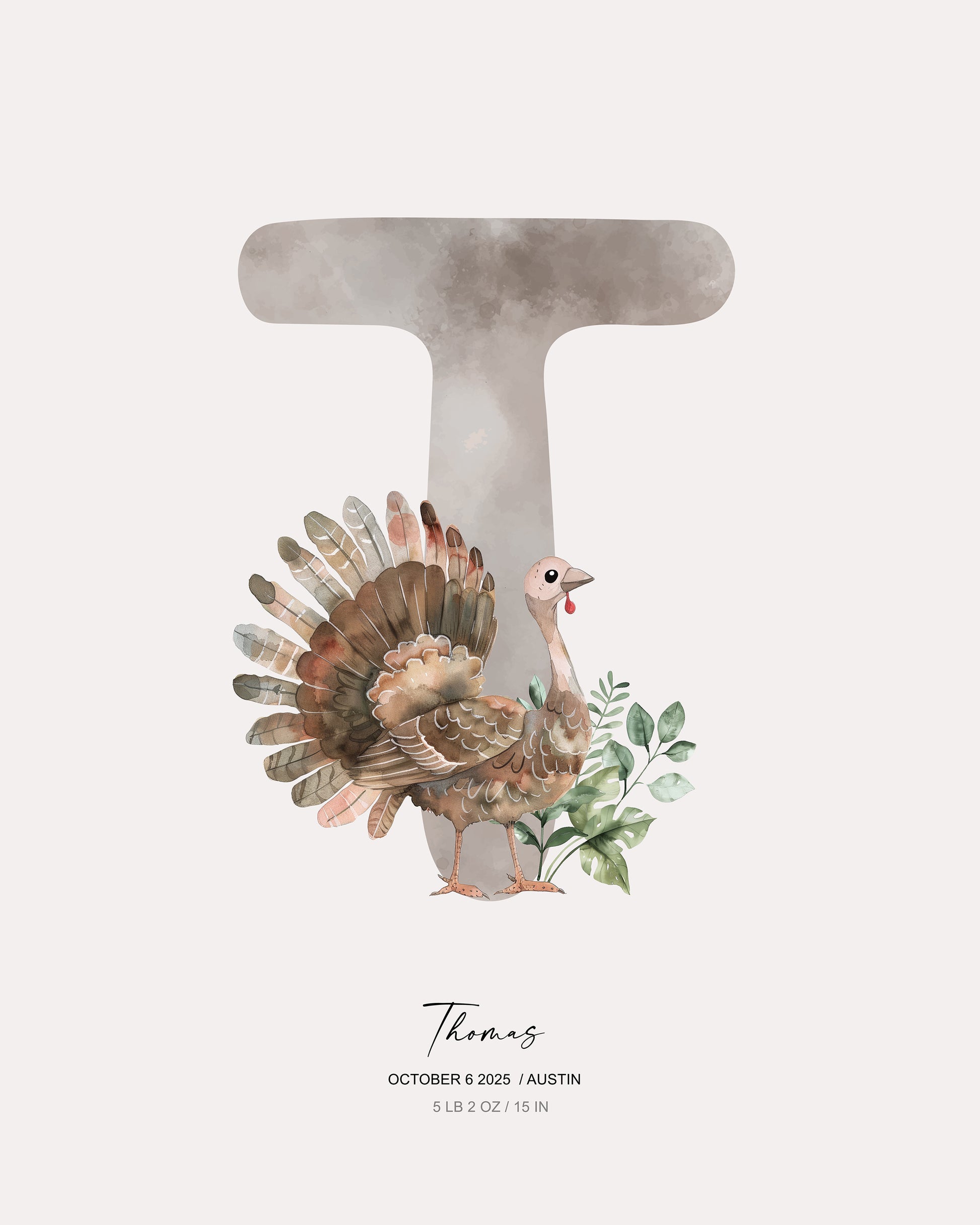 Letter T - Kid's Name