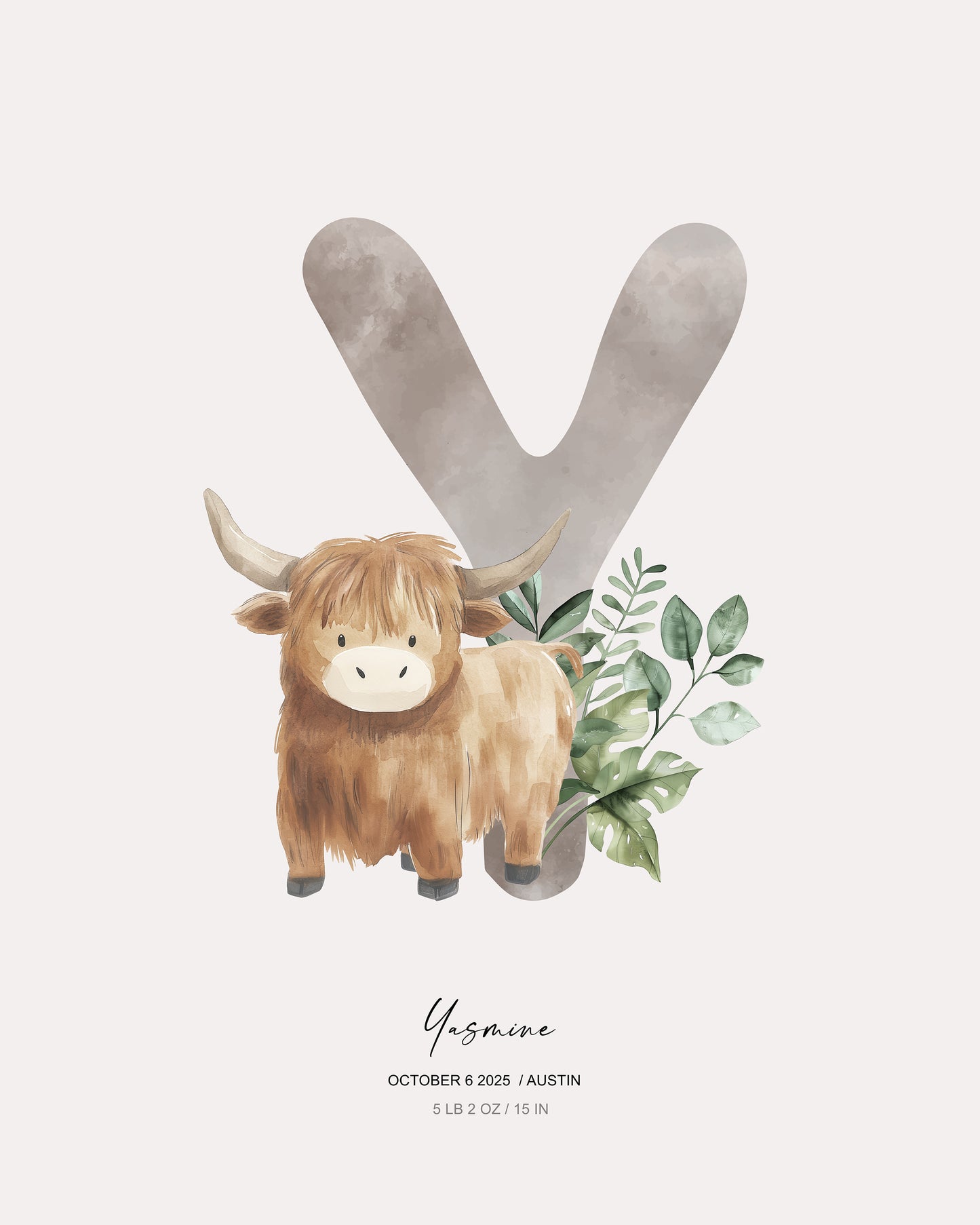 Letter Y - Kid's Name