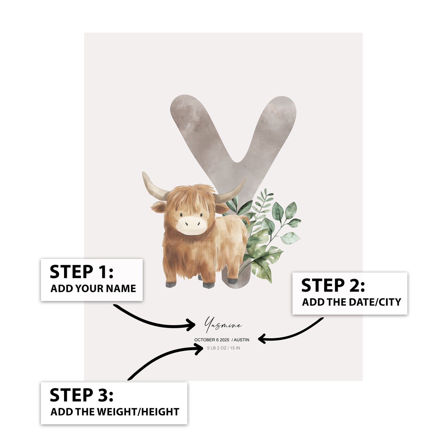 Letter Y - Kid's Name