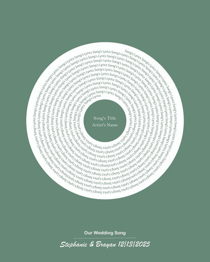Lyric Vinyl No1