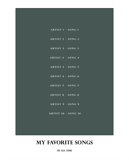 My Favorite Songs