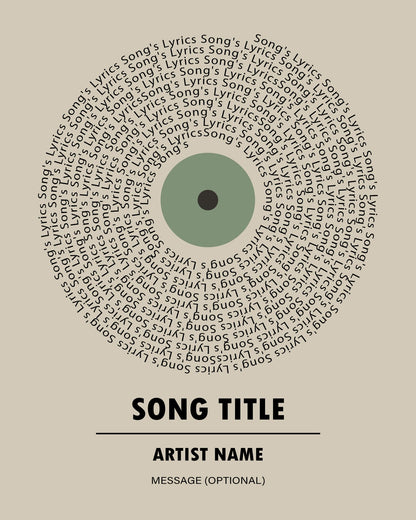 Lyric Vinyl No5