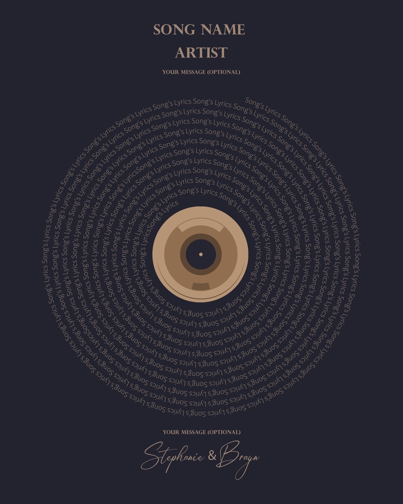 Lyric Vinyl No7