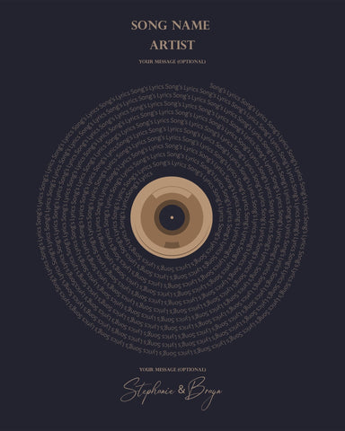 Lyric Vinyl No7