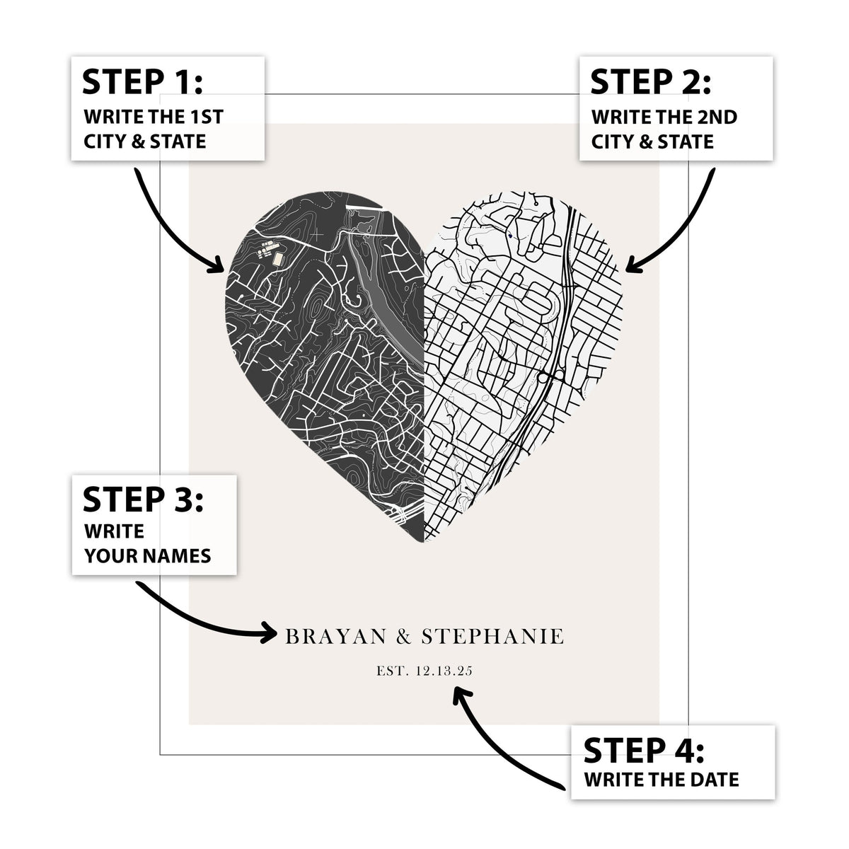 Night & Day Love Map