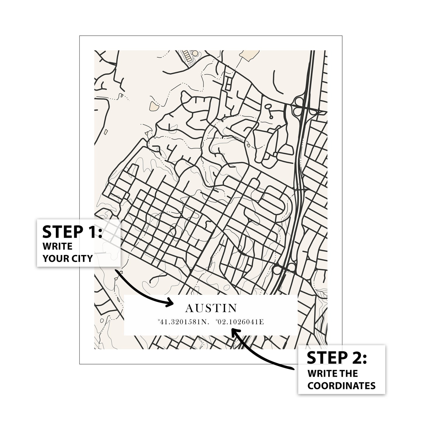City Map Coordinates No1