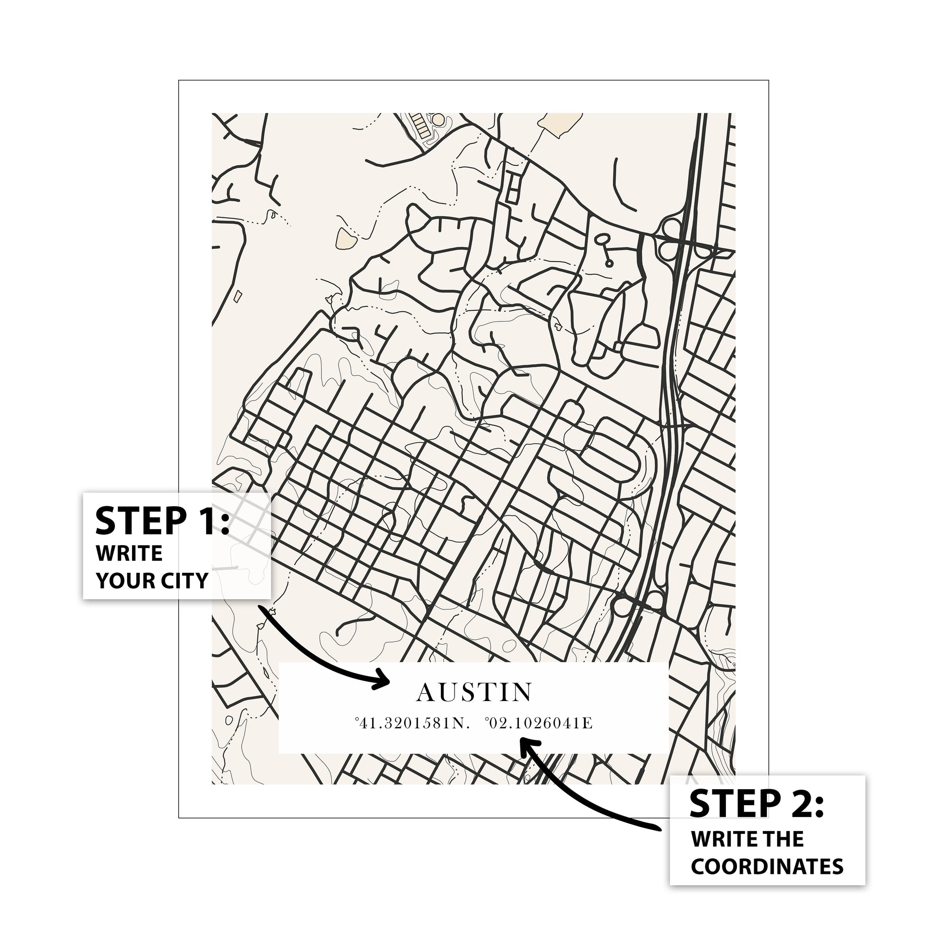 City Map Coordinates No1
