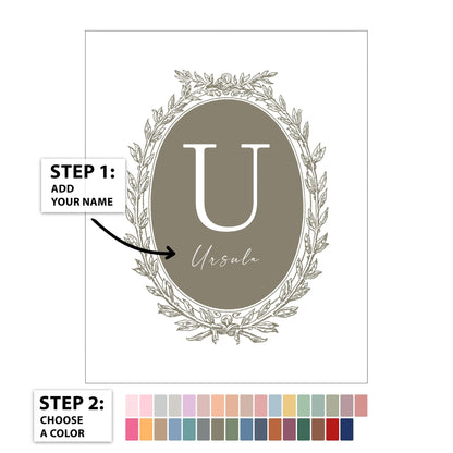 Kids Letter U Personal