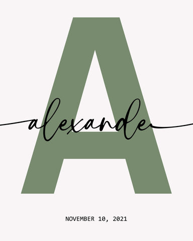 Alphabet A Name