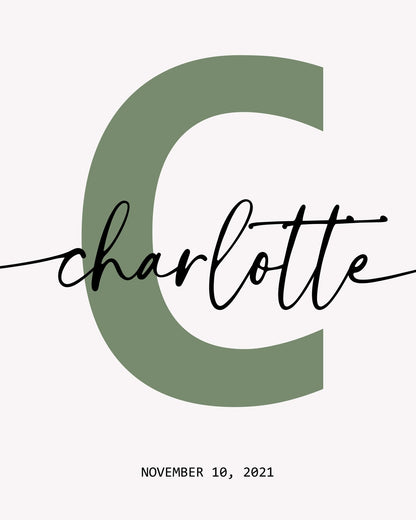 Alphabet C Name