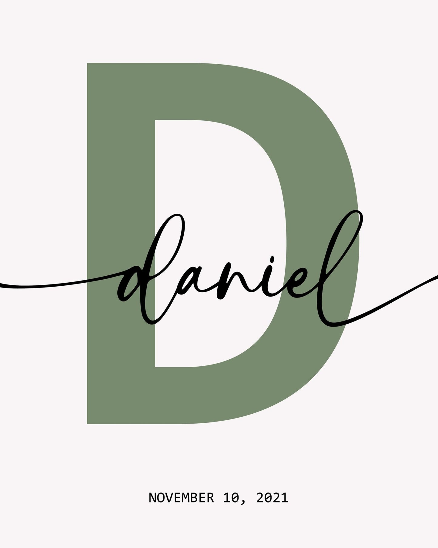 Alphabet D Name