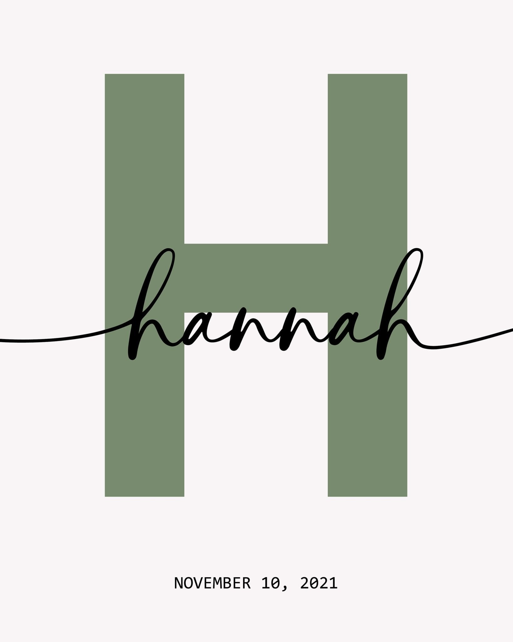Alphabet H Name