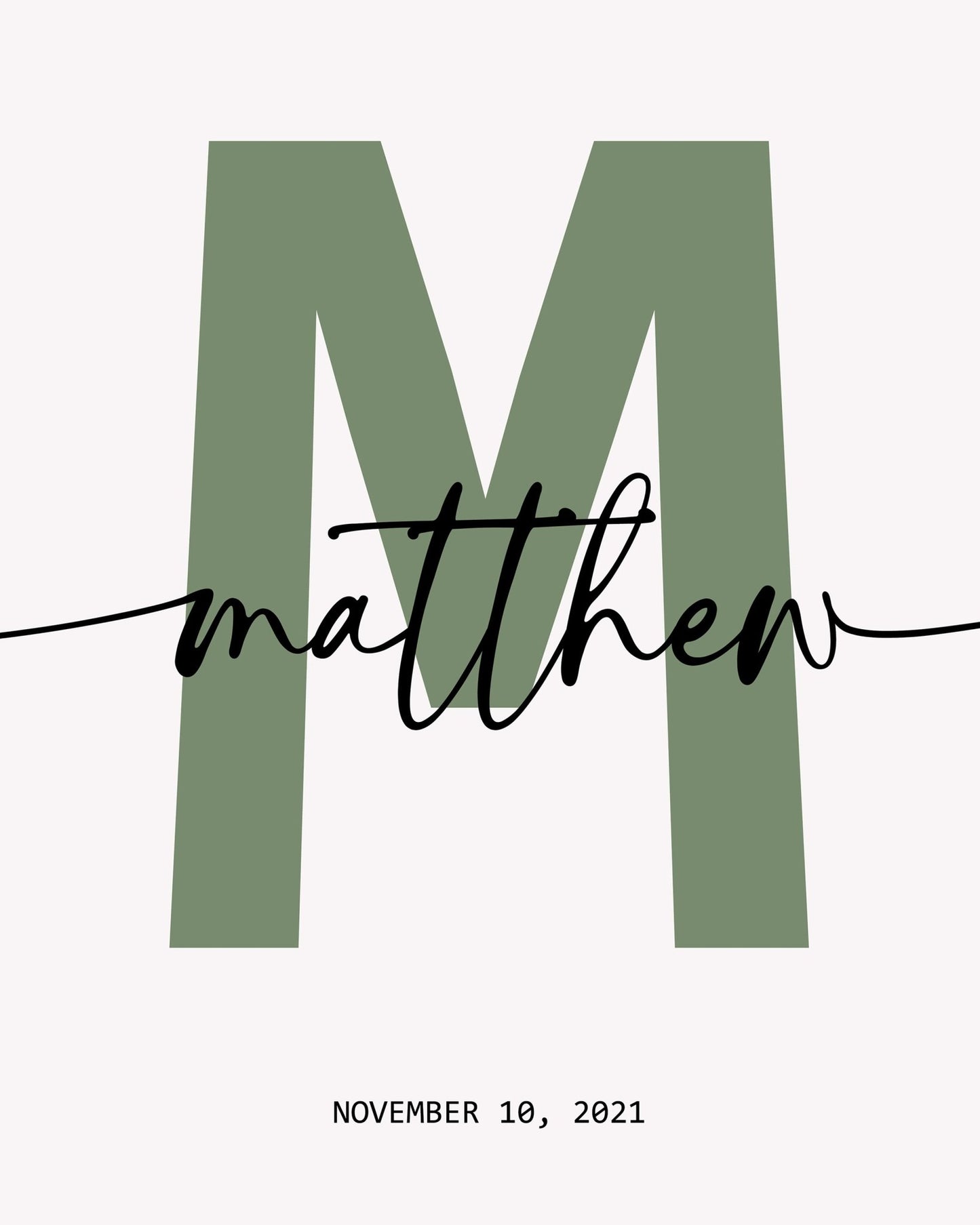 Alphabet M Name