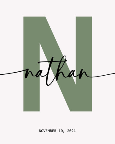 Alphabet N Name