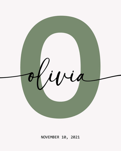Alphabet O Name