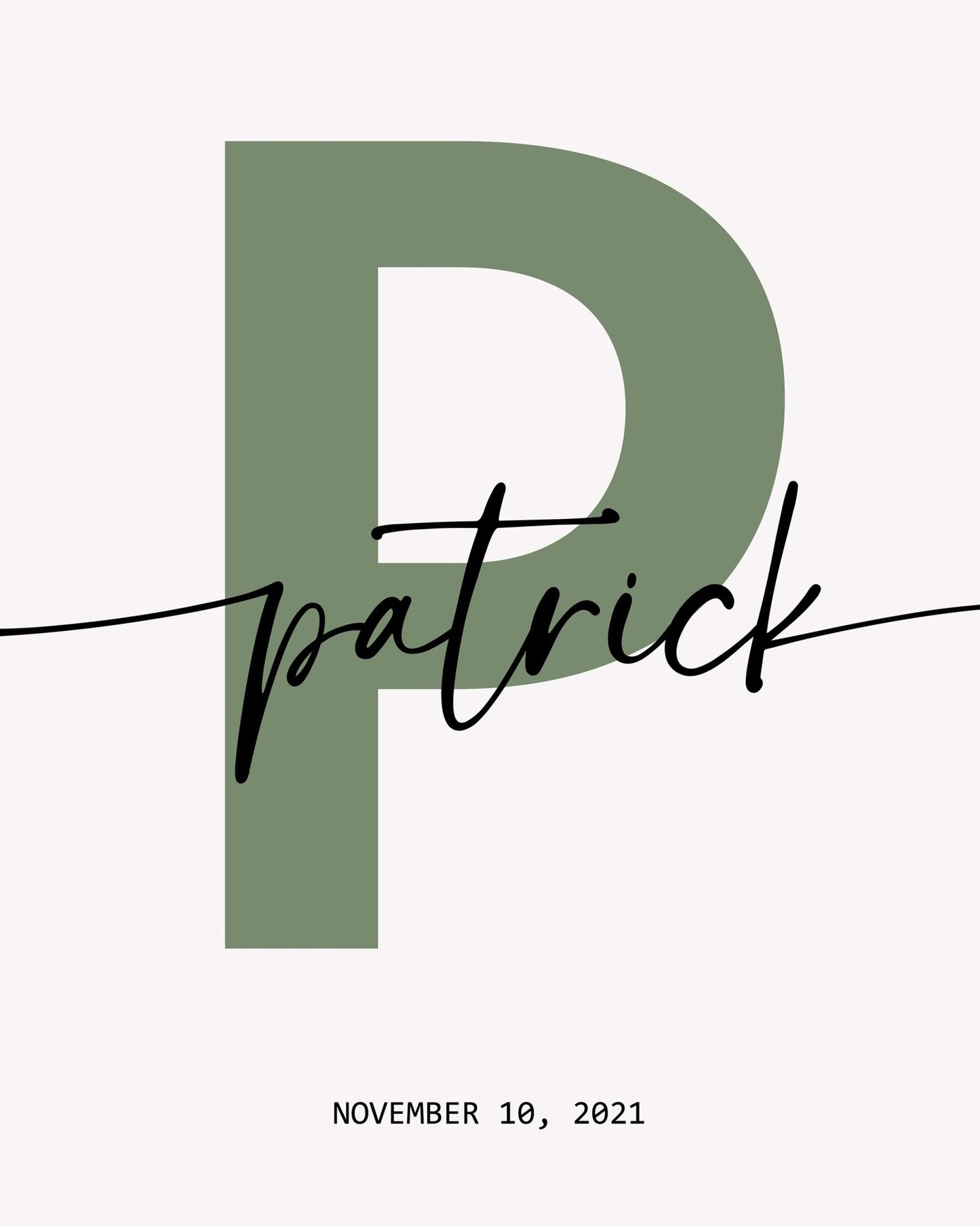 Alphabet P Name
