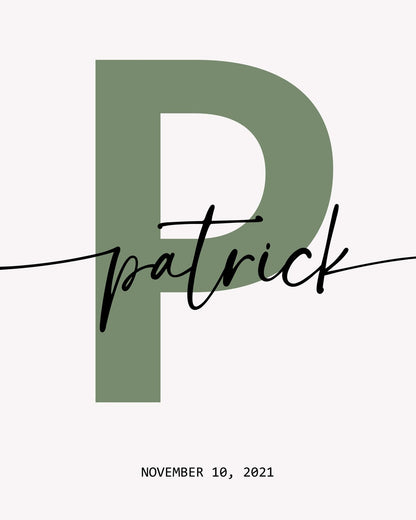 Alphabet P Name
