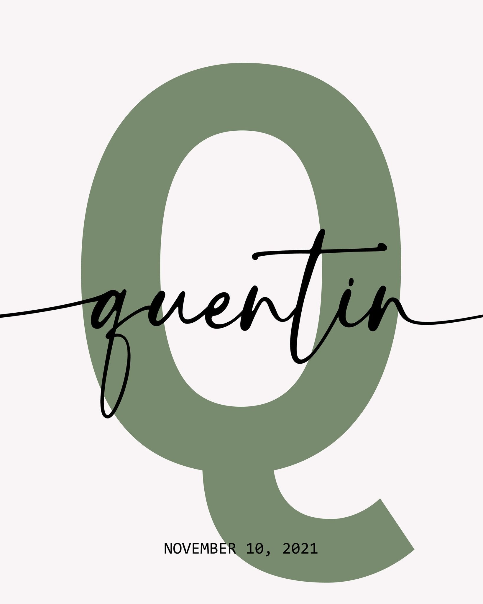 Alphabet Q Name