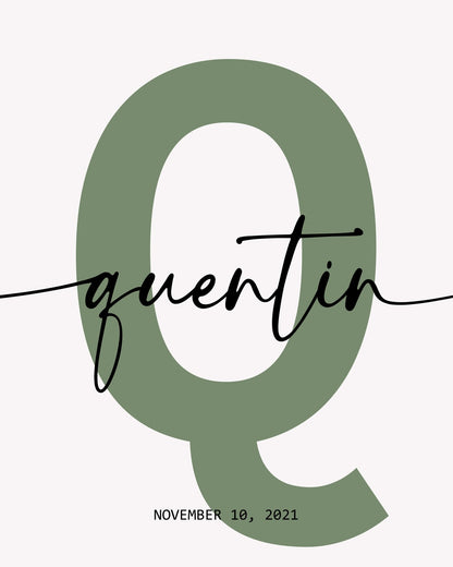 Alphabet Q Name