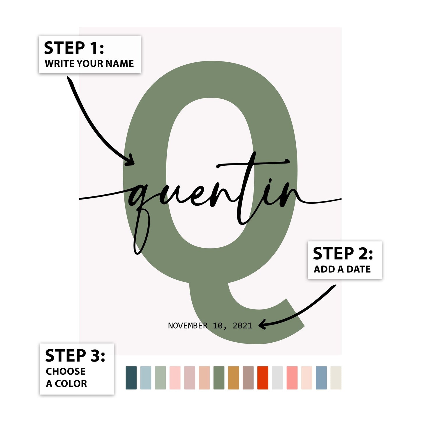 Alphabet Q Name