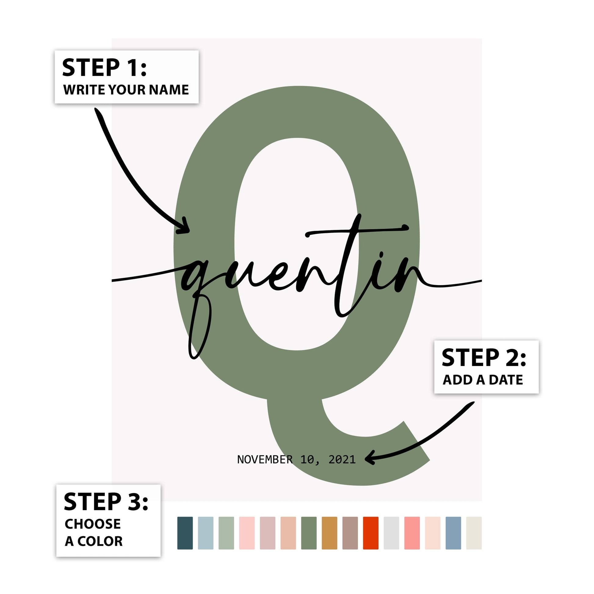 Alphabet Q Name