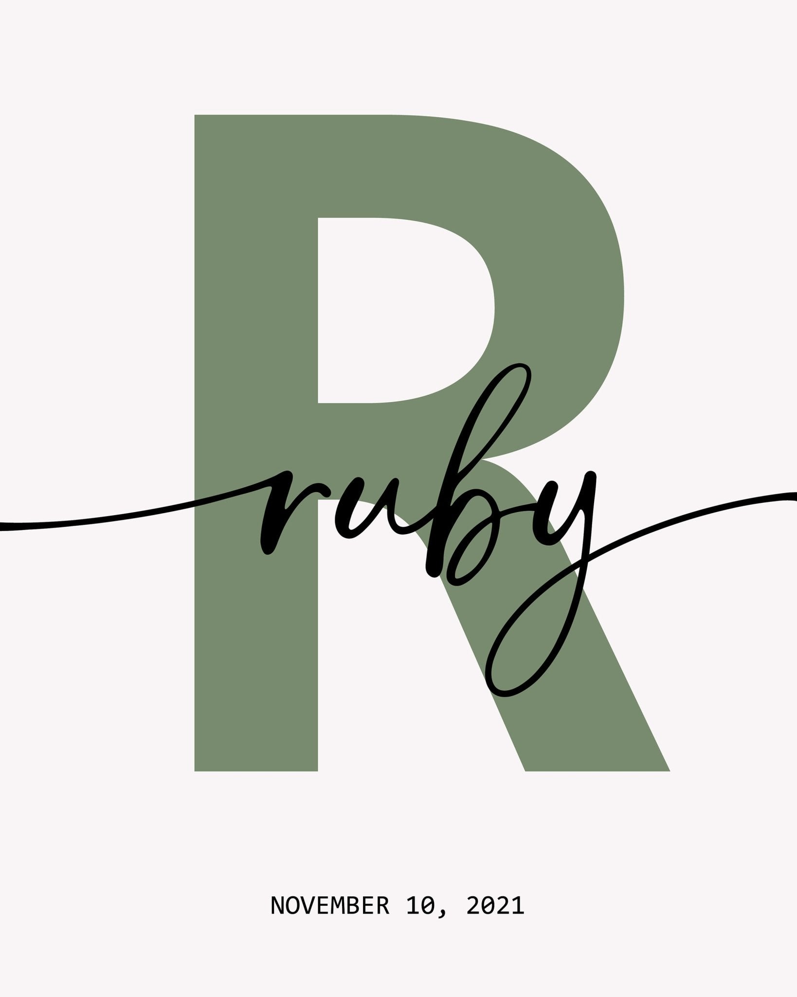 Alphabet R Name