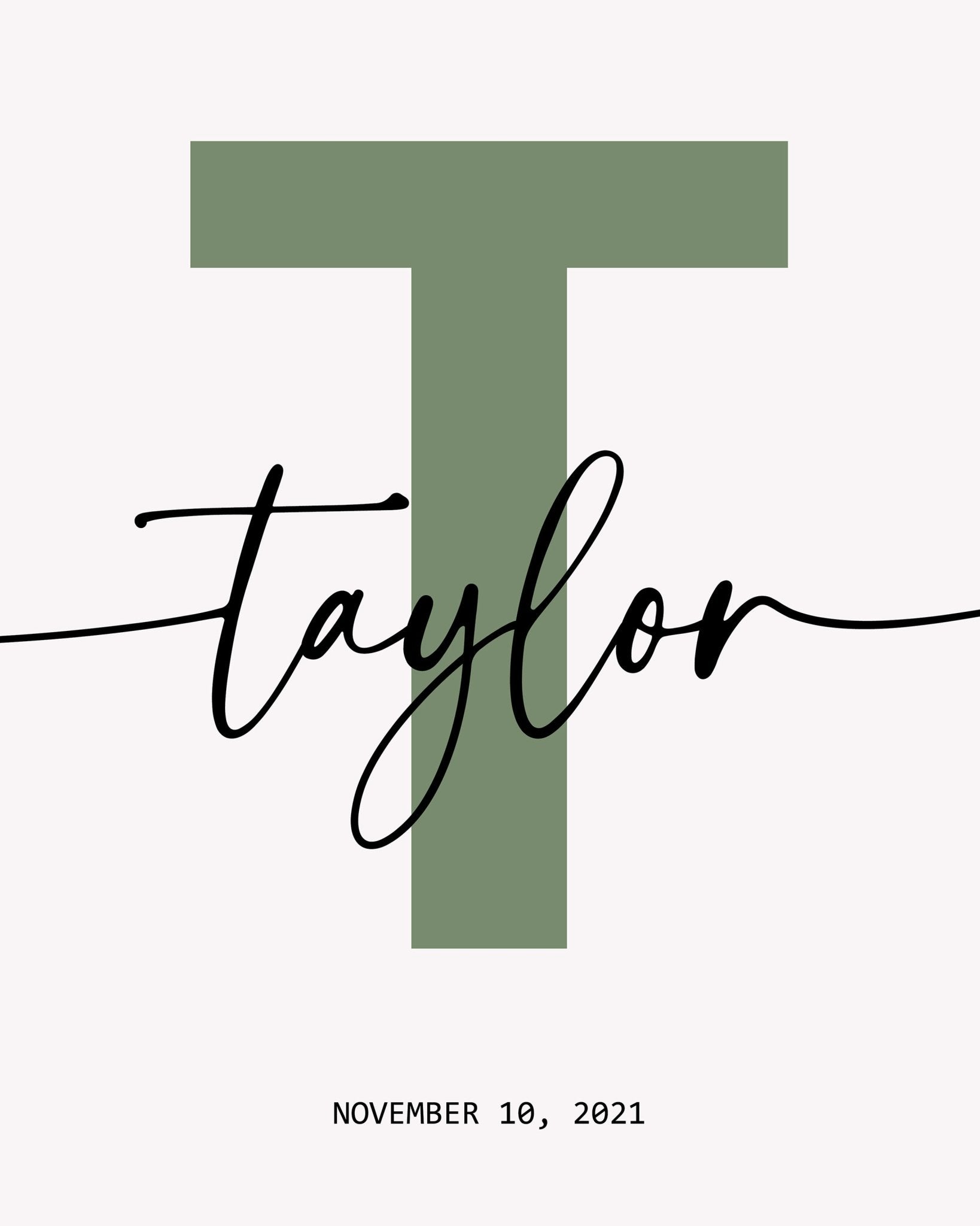 Alphabet T Name