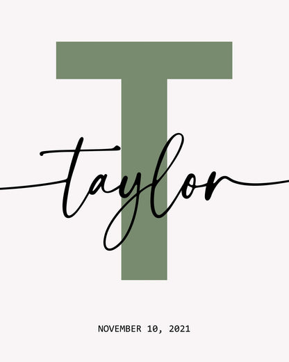 Alphabet T Name