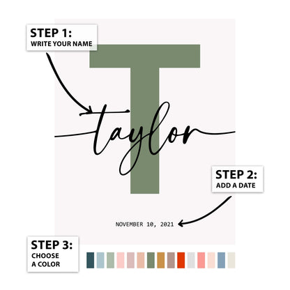 Alphabet T Name