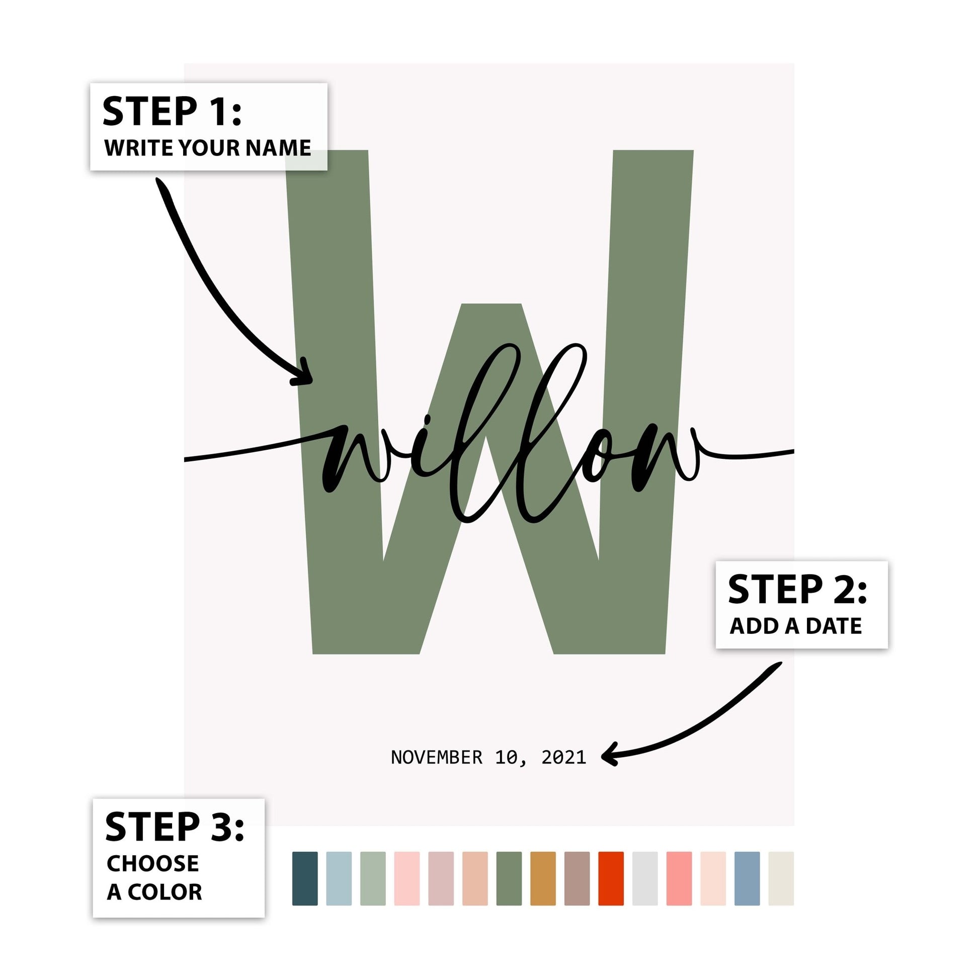 Alphabet W Name