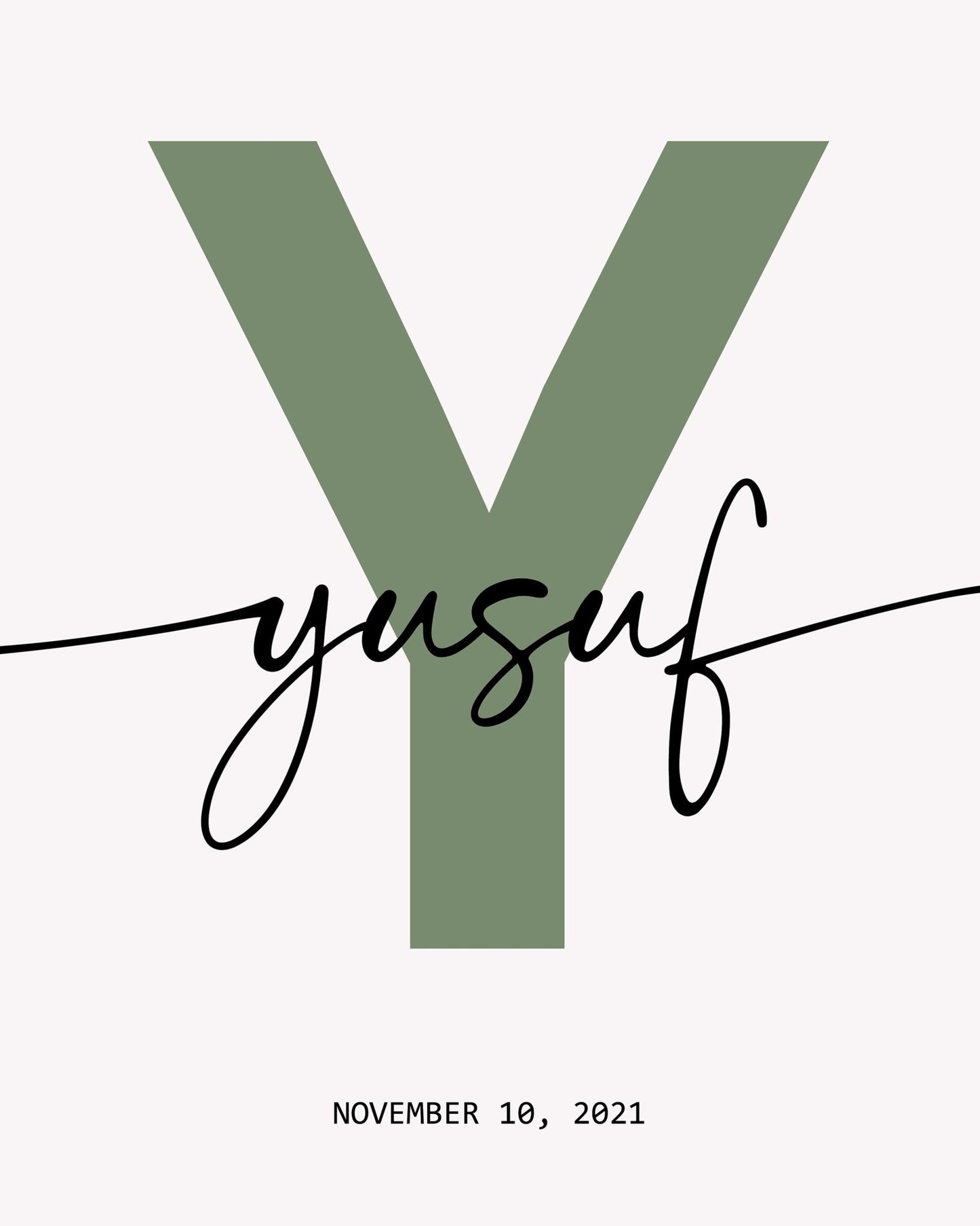 Alphabet Y Name