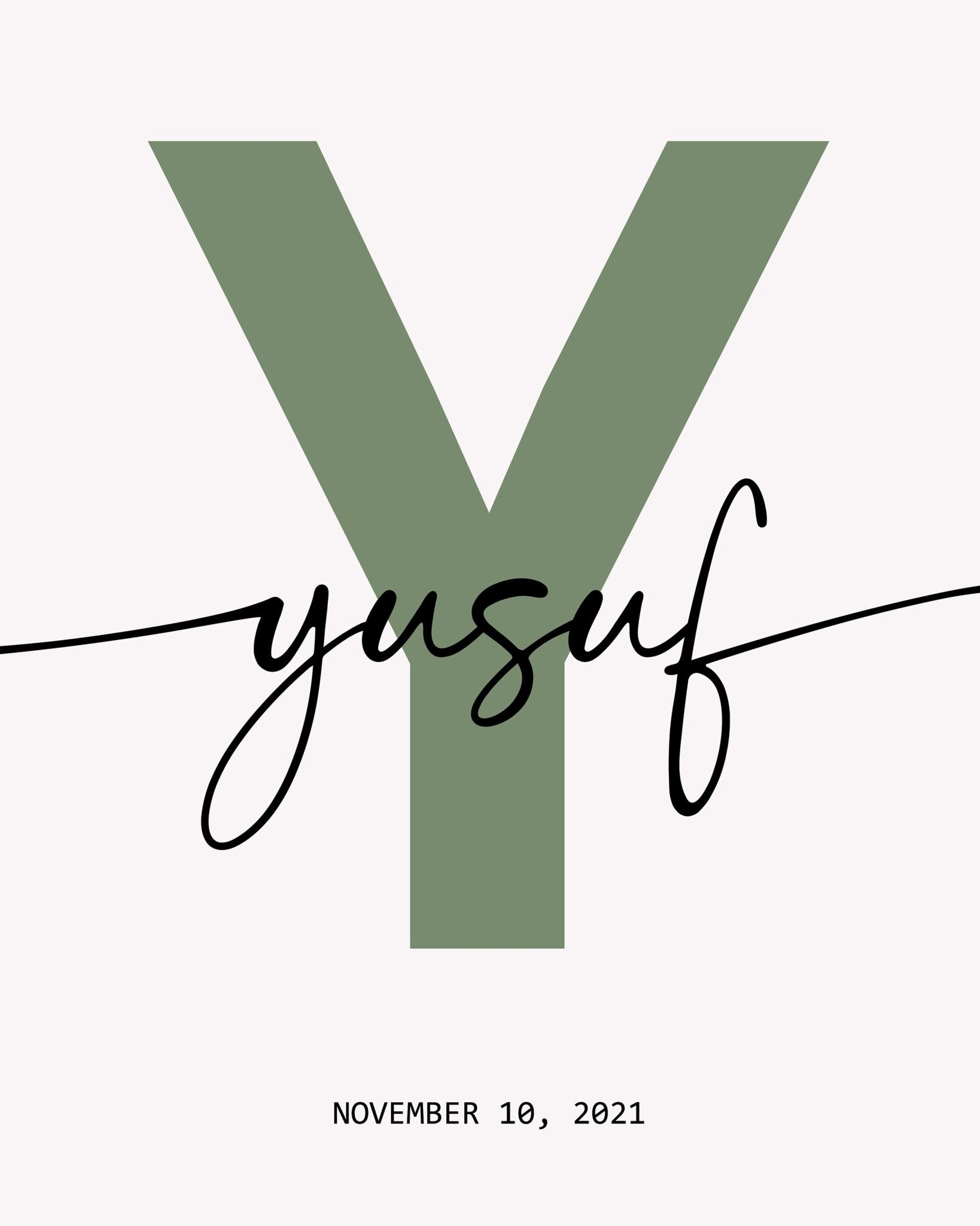 Alphabet Y Name