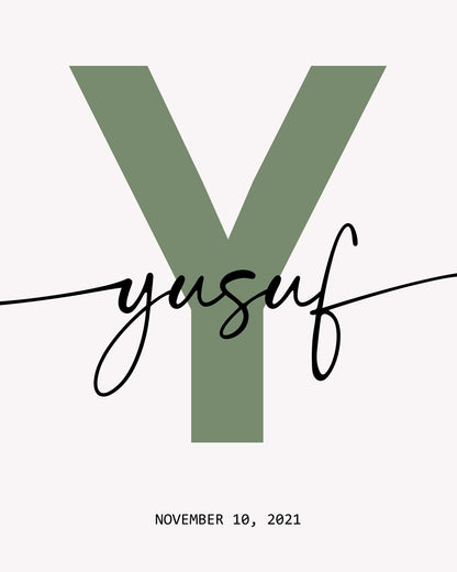 Alphabet Y Name