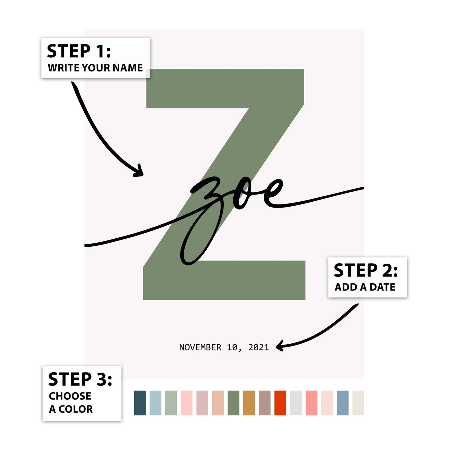 Alphabet Z Name